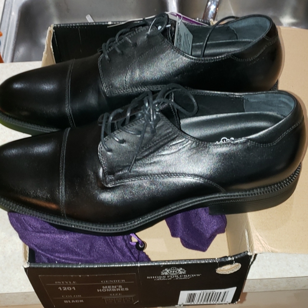 NIB Shoes for Crew Black Label Cambridge Hombres